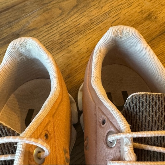 On Cloud Dusty Blush Pink/Rosebrown Camo Running Shoes w/Speed Lacing 8 - Picture 16 of 16